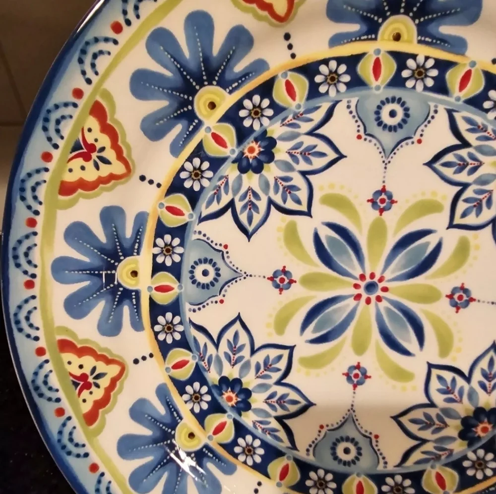Pier 1 Imports Mediterranean Vista Dinner Plate
